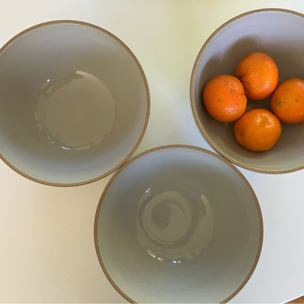Hasami Porcelain Deep Bowl Gloss Grey